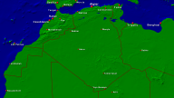 Algerien Städte + Grenzen 1920x1080